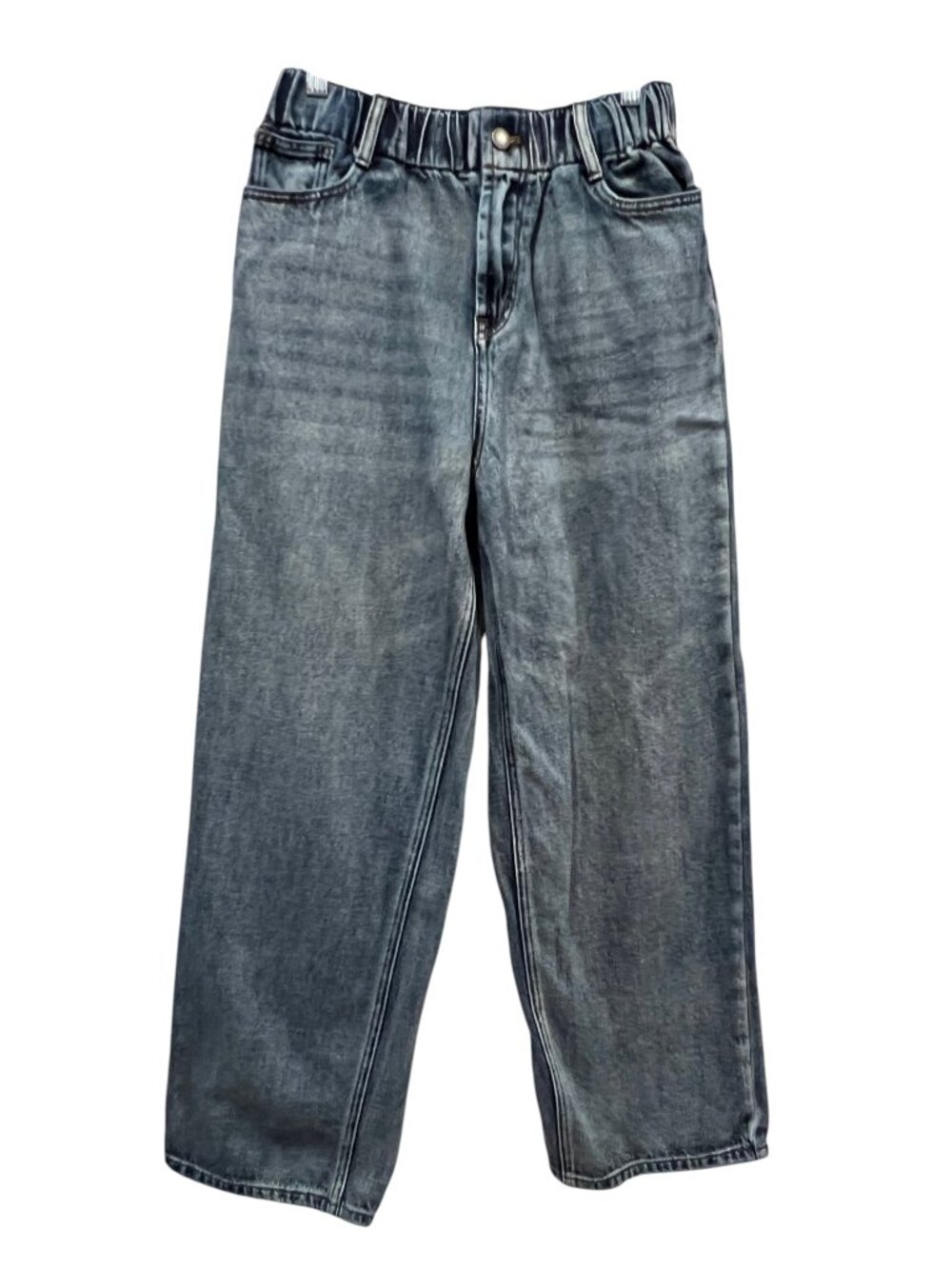 Betty Chow High Waist Wide-Leg Denim Jeans, 27